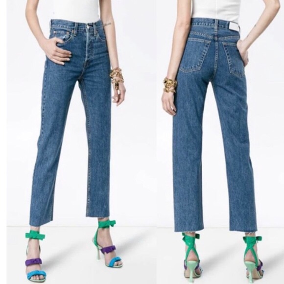 Re/Done | Jeans | Nwt Redone High Rise Rigid Stove Pipe Jeans | Poshmark